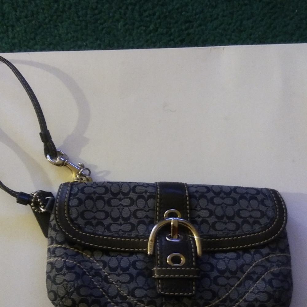 Authentic Coach Wristlet Purse.